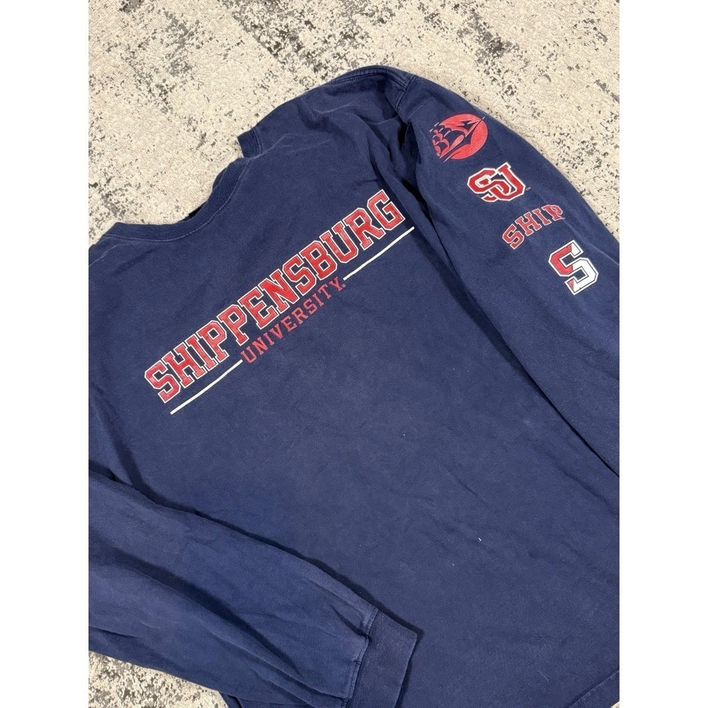 Shippensburg University Shirt Mens XL Long Sleeve Jansport Blue